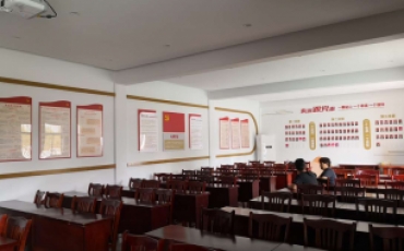 广州党支部会议室党建文化墙设计案例图片