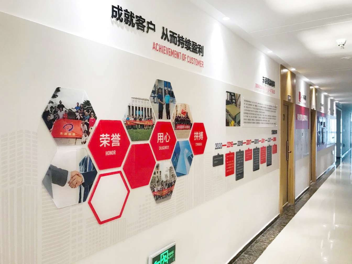 圣戈威岩棉走廊文化墙制作(图3)
